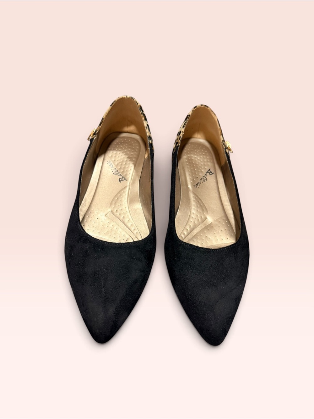 Black Pointed Toe Women's Flats